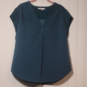 Fun 2 Fun Lillian V-Neck Blouse (XL)